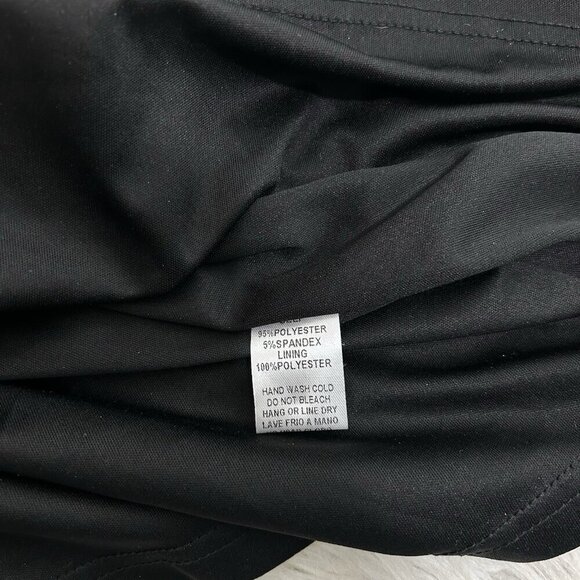 Easel Floral Tiered Ruffle Midi Skirt Chiffon Size L Lined Black Gray Boho Fairy - Picture 10 of 12